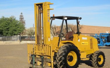 2012 Harlo HP8500 4WD 22-85 8,500 lb Rough Terrain Forklift Lift Truck Hydraulic Fork Tilt