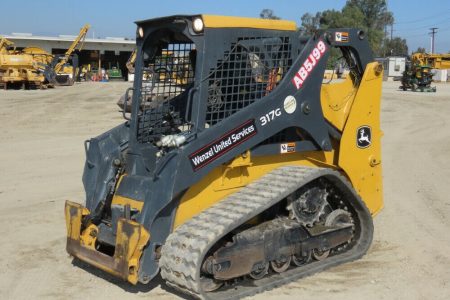 2017 John Deere 317G Skid Steer Track Loader Crawler AUX Hyd Pilot Cntrl Pilot Controls