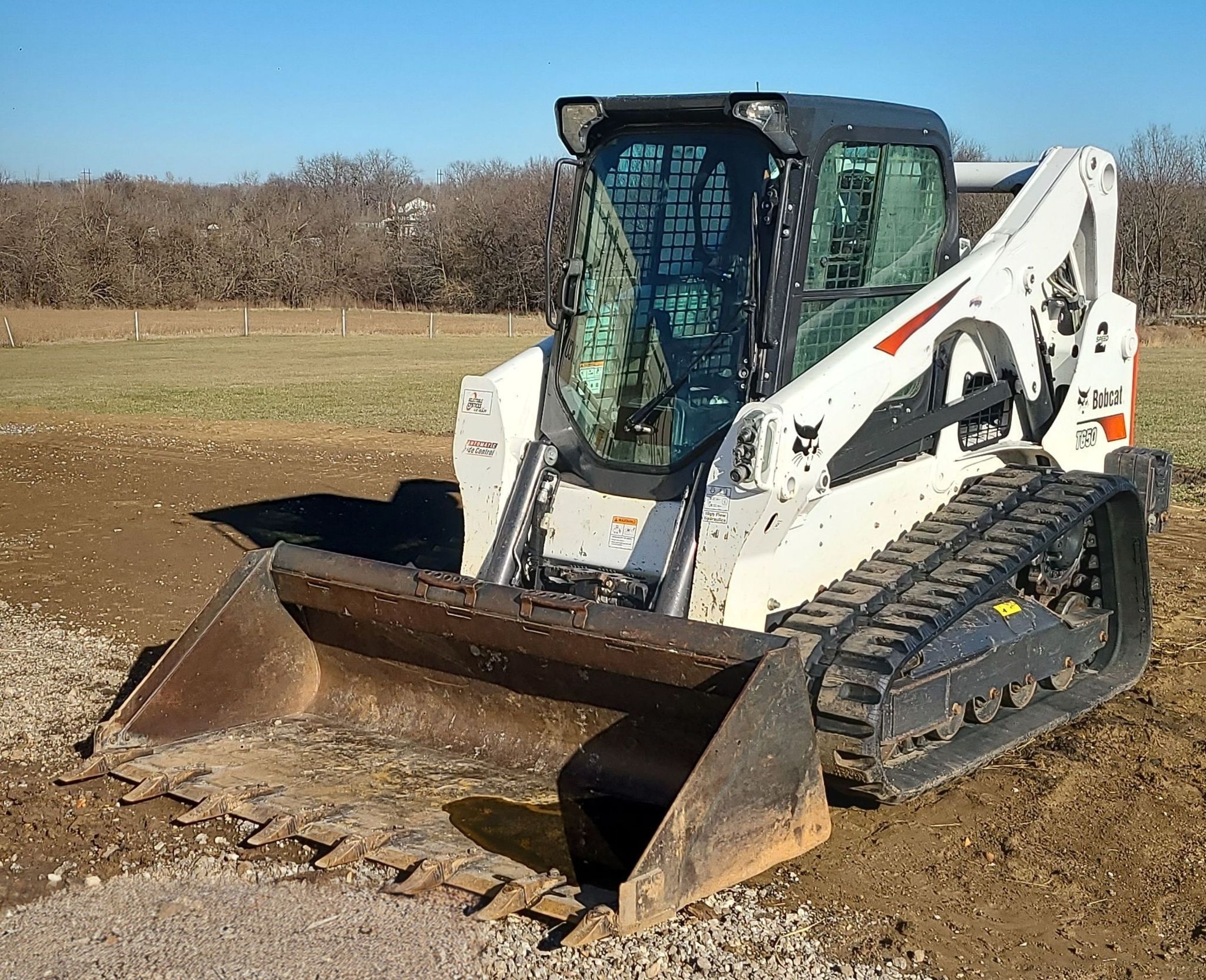 2020 Bobcat T650 Compact Track Loader Cab Heat A/C 2-Speed Aux Hyd Quick Coupler