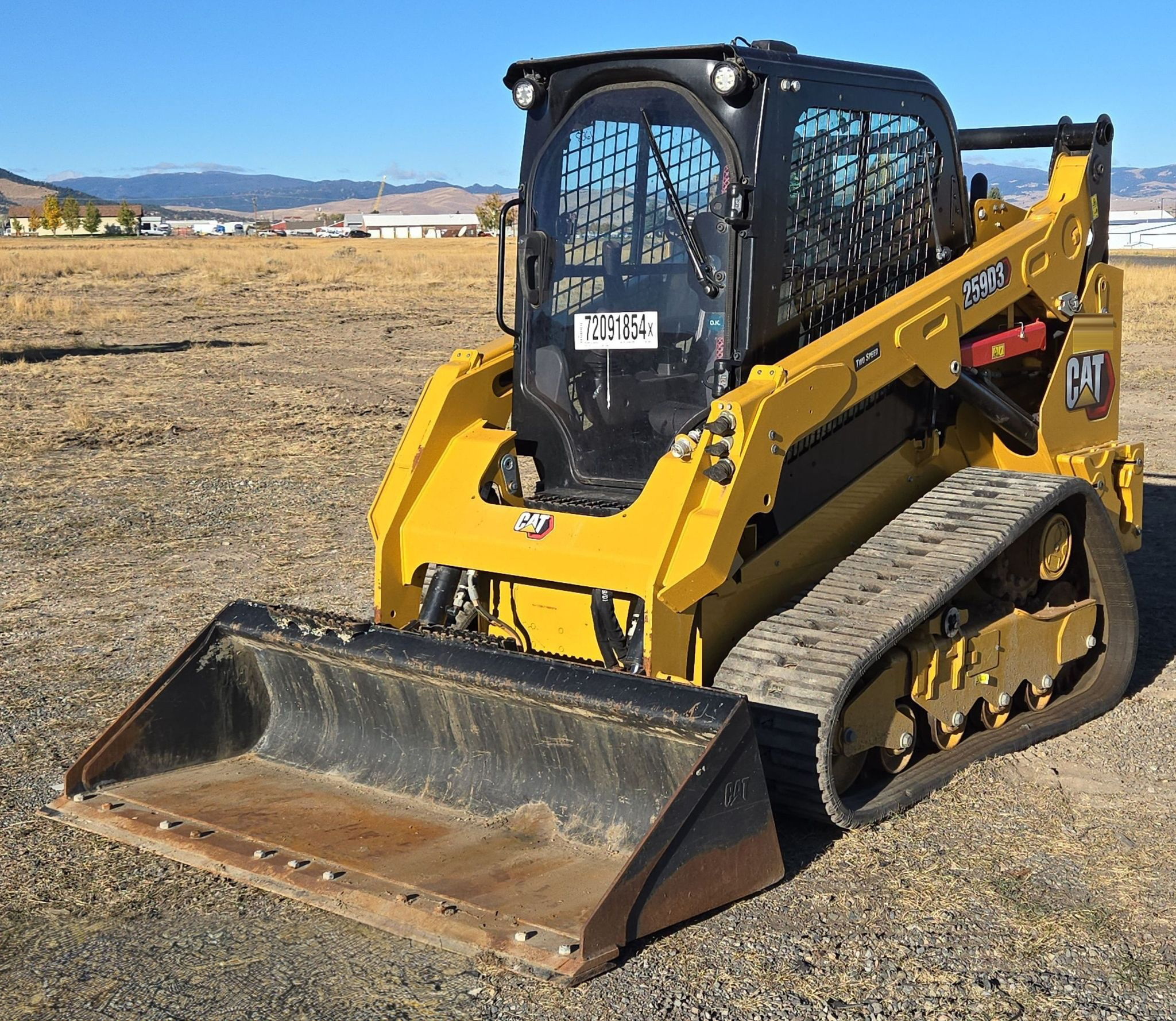 2022 Caterpillar 259D3 Track Skid Steer Enclosed Cab A/C Heat 2-Speed Aux Hyd 73″ Bucket 2022 Caterpillar 259D3 Track Skid Steer Enclosed Cab A/C Heat 2-Speed Aux Hyd 73″ Bucket