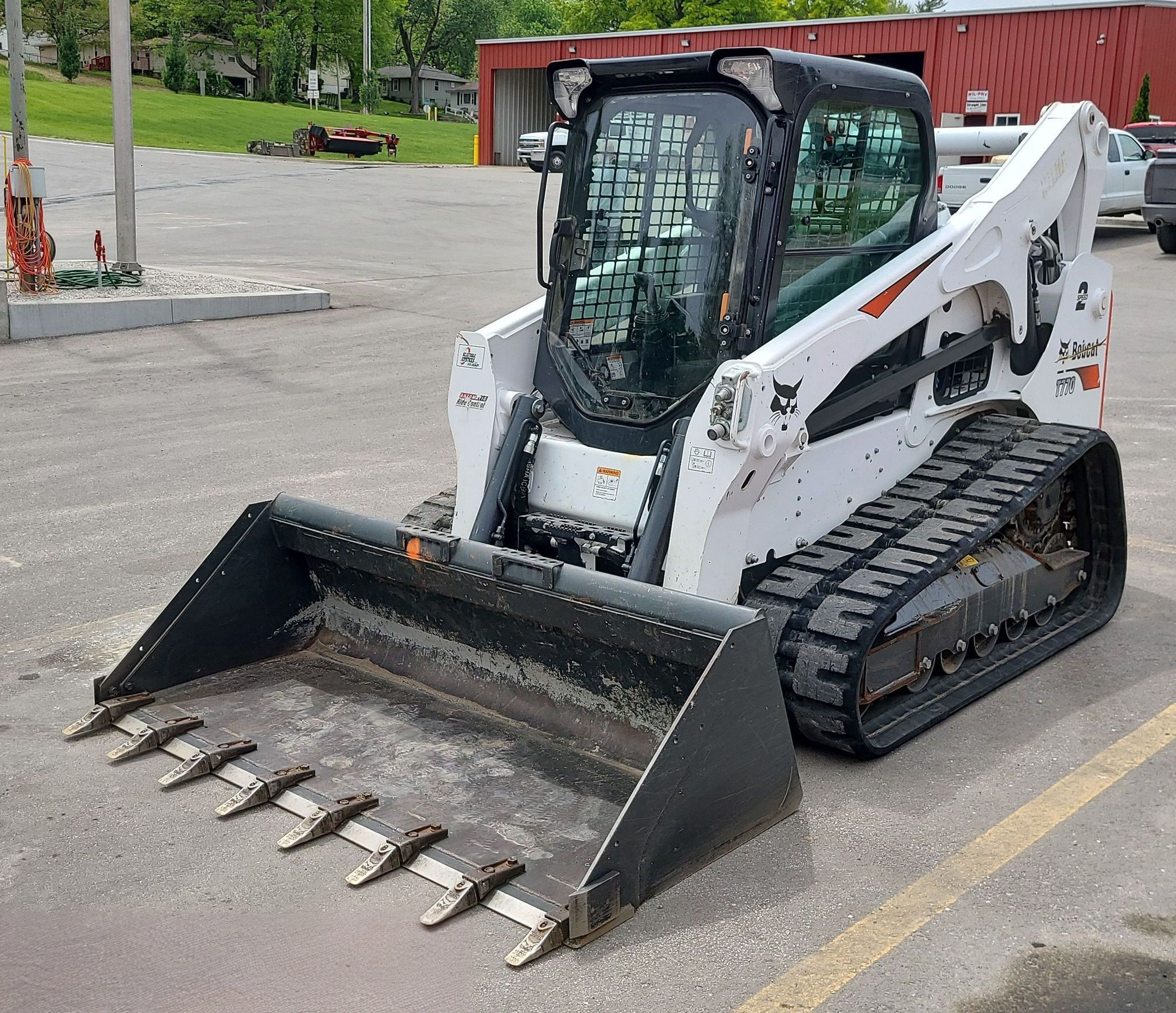 2021 Bobcat T770 Compact Track Loader Cab Heat A/C High Flow Two Speed