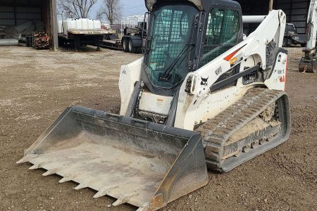 2020 Bobcat T770 Tracked Skid Steer Loader Enclosed Cab Heat A/C Hyd Coupler