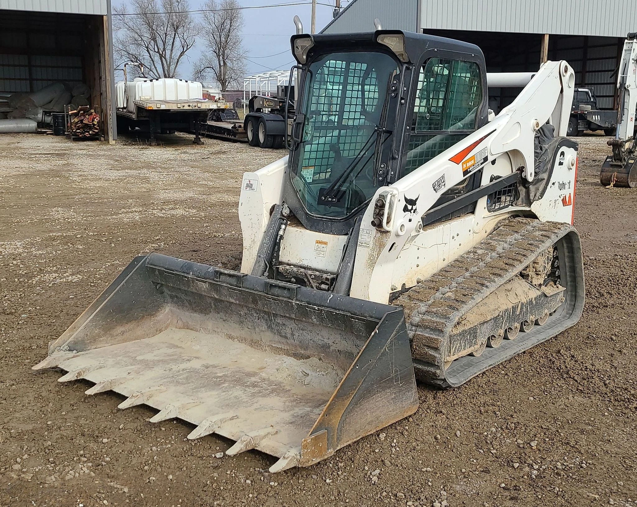 2020 Bobcat T770 Tracked Skid Steer Loader Enclosed Cab Heat A/C Hyd Coupler